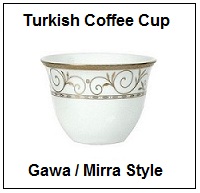 Turkish coffee cups